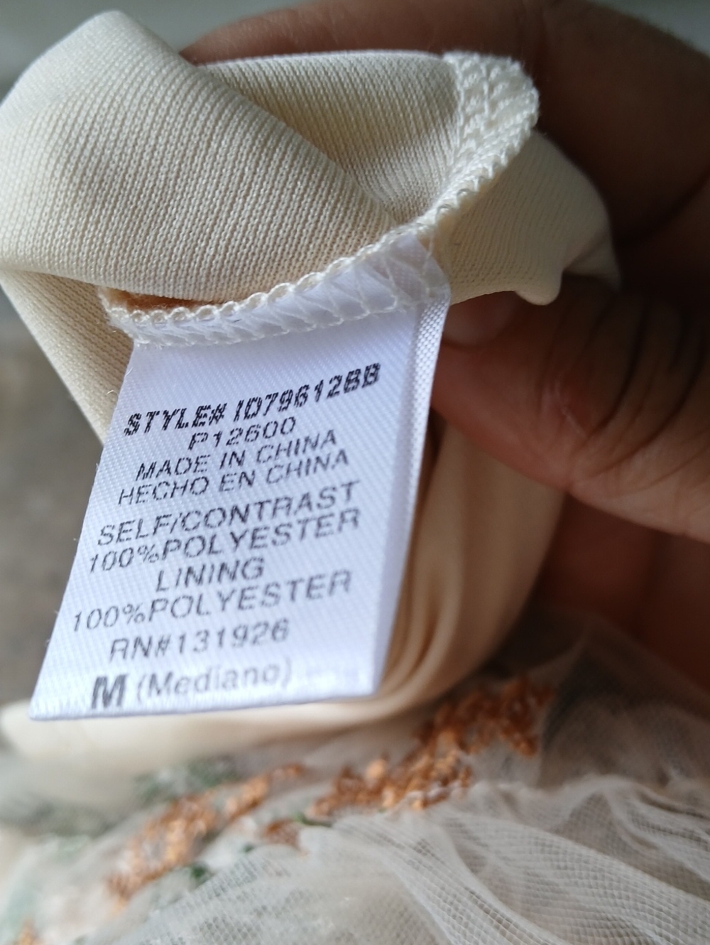 Baltic Born Cream Floral Embroidered Tiered Midi Dress - Picture 12 of 12
